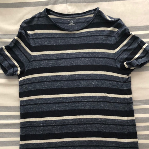 Club Monaco Striped Short Sleeve - Picture 1 of 4